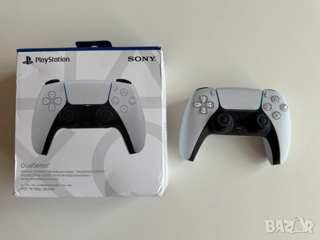 Оригинален контролер Sony DualSense за PS5 (джойстик) в гаранция