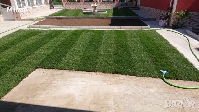 Продажба на тревен чим- 17лв/кв.м.Полагане на тревен чим(27лв./кв.м.- чимът е включен в цената)