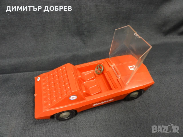 СТАРА РЕТРО СОЦ ПОЛСКА ПЛАСТМАСОВА ИГРАЧКА СПОРТНА КОЛА , снимка 6 - Колекции - 50593934