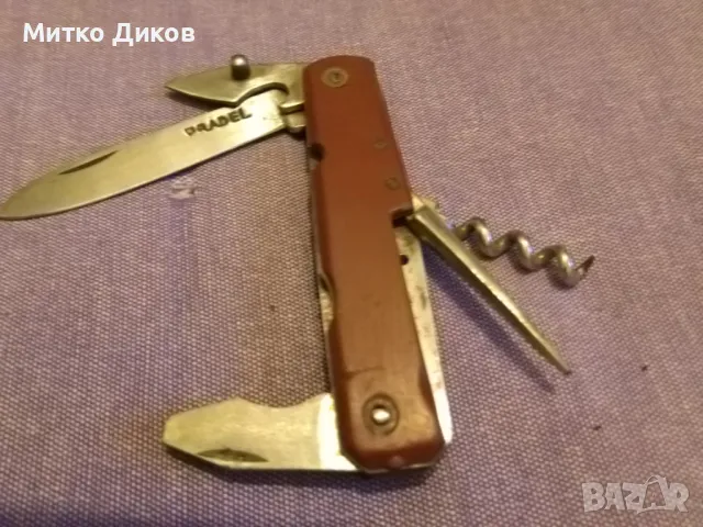 PRADEL марково ножче пет части на френската армия  без луфт, снимка 3 - Ножове - 49799928