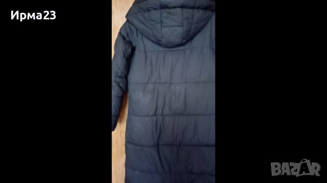 Дълго топло яке с две лица, снимка 2 - Якета - 43365923