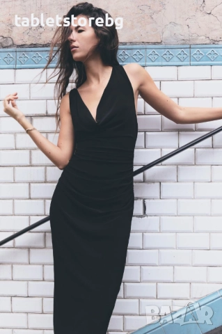 Нова прелест  Zara, размер L, с етикет цена 39лв    Перфектна за специални поводи, коктейли и вечерн, снимка 2 - Рокли - 52349023