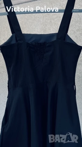 Скъпа черна рокля с тюл RINASCIMENTO Италия, снимка 6 - Рокли - 50506441