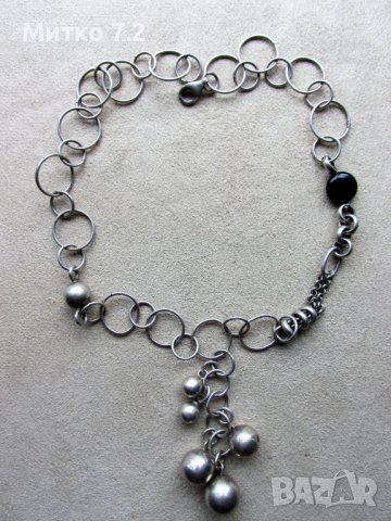 Дамско сребърно колие - 4, снимка 2 - Колиета, медальони, синджири - 40801405