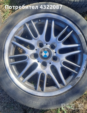 Гуми с джанти 17” БМВ / BMW E46 2.0 D 136к.с., снимка 5 - Гуми и джанти - 51897198
