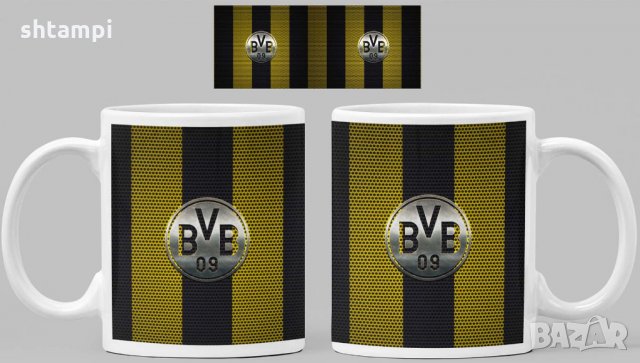 Чаша Борусия Дортмунд Borussia Dortmund Керамична, снимка 6 - Фен артикули - 34783925