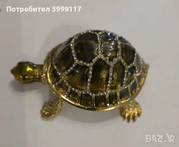 Метална бижутерка - Костенурка, снимка 4 - Романтични подаръци - 47816736