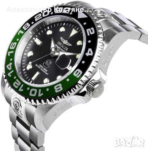 Мъжки часовник Invicta Grand Diver Automatic - 47mm, снимка 2 - Мъжки - 40361773
