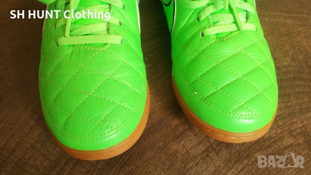 NIKE TIEMPO Размер EUR 38 / UK 5 обувки за футбол в зала естествена кожа 47-13-S, снимка 11 - Футбол - 53047245