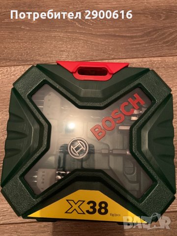 Ново комплект свредла и отвертки BOSCH 38 БР., снимка 3 - Куфари с инструменти - 32880212