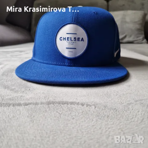 Оригинална шапка Chelsea, подарък от Chelsea FC Foundation – Nike, нова, с плоска козирка, снимка 2 - Шапки - 50232266