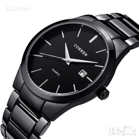 (4 цвята) Мъжки часовник CURREN 8106 с метална верижка, снимка 4 - Мъжки - 49688447