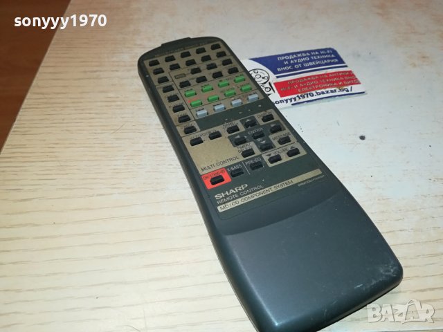 sharp audio remote control-swiss 2512230837, снимка 2 - Ресийвъри, усилватели, смесителни пултове - 43541072