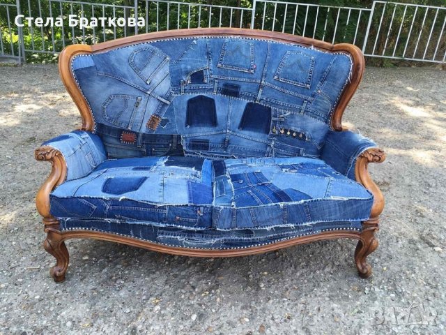 Дивани / Мебели / Изделия от дънка и смесен стил , снимка 2 - Дивани и мека мебел - 35402888