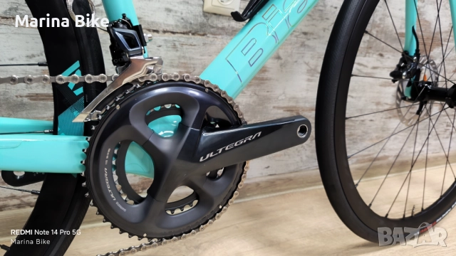 Карбонов шосеен велосипед Bianchi Specialissima CV Disc Ultegra Fulcrum | 57, снимка 3 - Велосипеди - 52991623