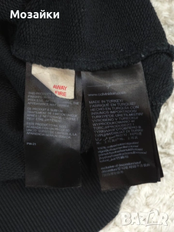 Мъжки суичър Calvin Klein Jeans Black Distressed Logo | MSRP €120 | Размер 14Y / XS, снимка 8 - Суичъри - 53595769