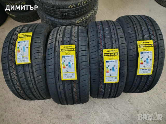 4бр.НОВИ летни гуми SONIX 245 40 19+275 35 19 DOT24 цена за брой