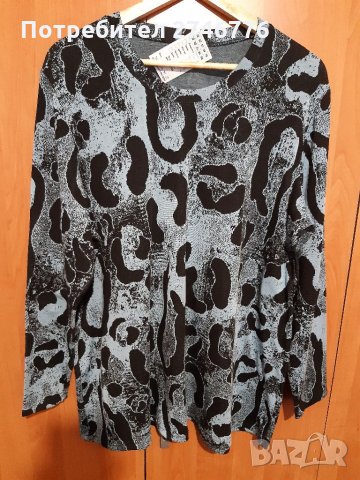 НОВО! Размер 58-4xl Страхотна блузка от фино плетиво,топла,мека,БГ произв.