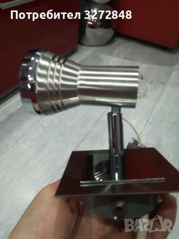 Регулируем спот с ключ - хром /истински , снимка 8 - Лампи за стена - 39404206