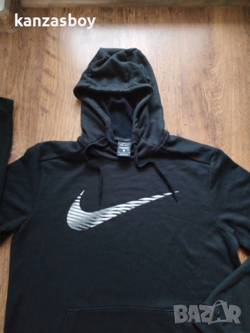 Nike Men's Dry Hoodie Pullover Swoosh - страхотно мъжко горнище М, снимка 3 - Спортни дрехи, екипи - 53610149