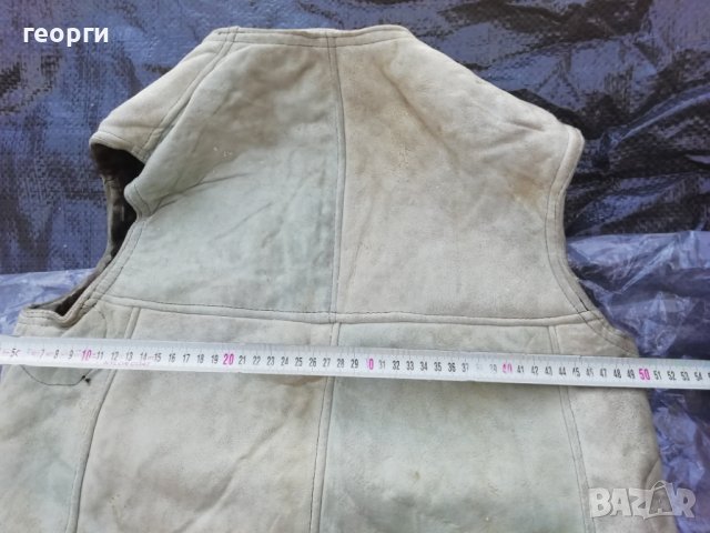 Старо военно елече от агнешка кожа, снимка 3 - Антикварни и старинни предмети - 43674505