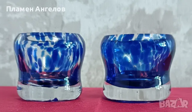 Стъклени държачи , свещници за чаени свещички. , снимка 3 - Декорация за дома - 50154043