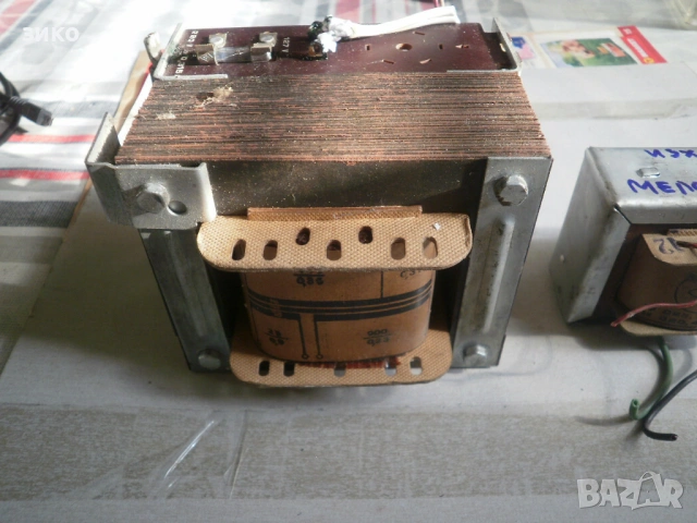 захранващ и изходен трансформатор за лампово радио (усилвател), снимка 2 - Части и Платки - 53086707