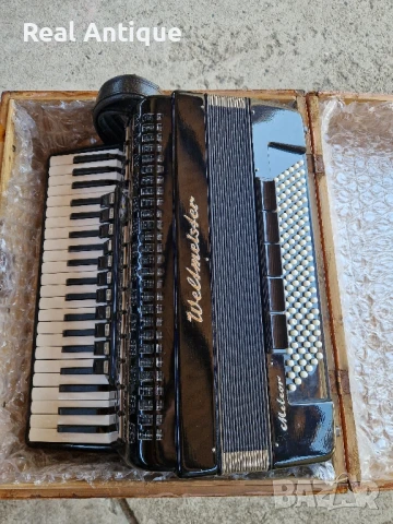 Антикварен немски акордеон Veltmaister Meteor 120 баса, снимка 8 - Акордеони - 50779781