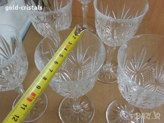кристални чаши, снимка 9 - Антикварни и старинни предмети - 26224825