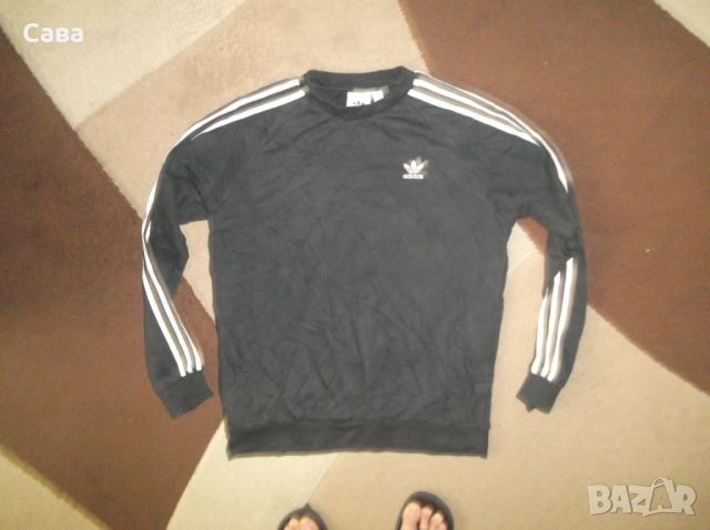 Ватирана блуза ADIDAS  мъжка,М-Л, снимка 2 - Спортни дрехи, екипи - 51694843