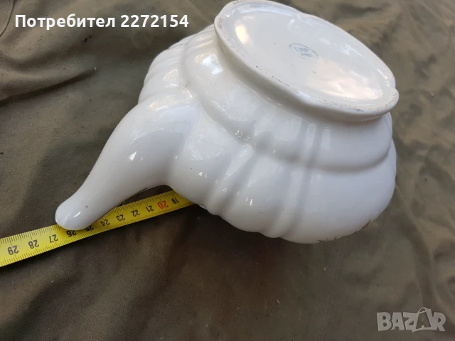 Стар порцеланов чайник , снимка 4 - Антикварни и старинни предмети - 51386421