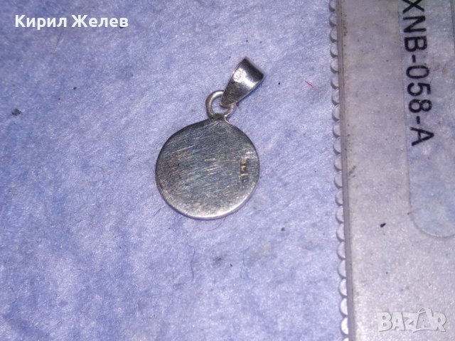ПРЕКРАСЕН СРЕБЪРЕН СЕДЕФЕН РЕТРО АРТ СТИЛ ПЕНДАНТ СРЕБРО 925 АНГЛИЯ с ШЛИФОВАН КРАЛСКИ СЕДЕФ 34130, снимка 10 - Колиета, медальони, синджири - 40524131