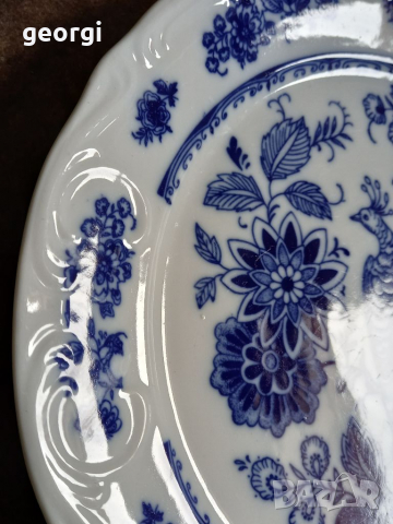 Декоративна релефна порцеланова чиния , снимка 4 - Декорация за дома - 36474850