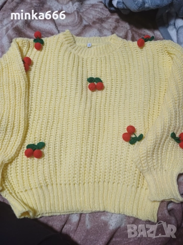 Пуловер с черешки, снимка 1