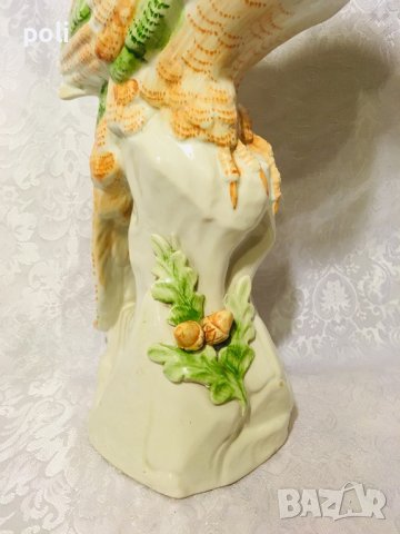 голяма порцеланова статуетка папагал , снимка 4 - Статуетки - 40035205
