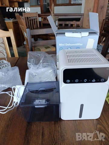 Мини влагоабсорбатор нов, тих с LCD дисплей и 12-часов таймер, снимка 6 - Овлажнители и пречистватели за въздух - 52673035