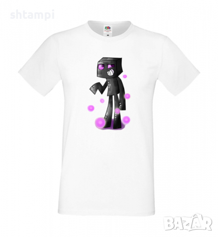 Мъжка тениска Enderman 2,Minecraft,Игра,Забавление,подарък,Изненада,Рожден Ден., снимка 4 - Тениски - 36494704