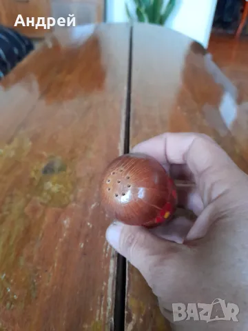 Стара дървена солница #2, снимка 5 - Антикварни и старинни предмети - 48239187