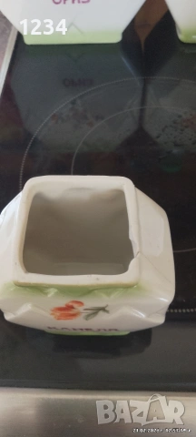 Стар порцеланов сервиз,буркани кухненски, снимка 4 - Антикварни и старинни предмети - 53578532