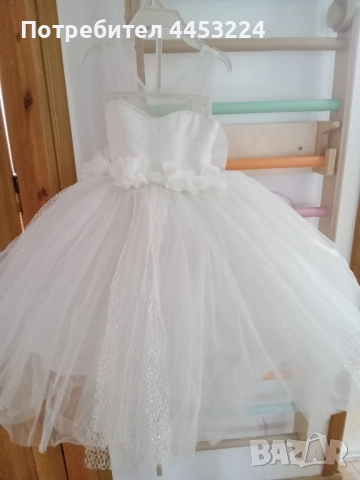 Официална рокличка за шаферка или за кръщене, снимка 3 - Бебешки рокли - 51533654