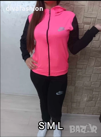 ✅Дамски екип Найк с качулка.✅Удобен,практичен, качествен!, снимка 2 - Спортни екипи - 47313229