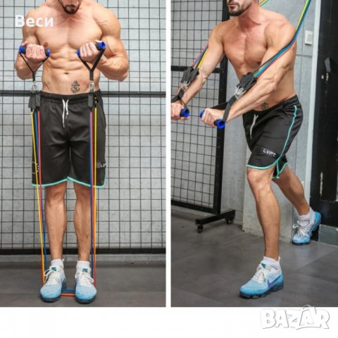 Промоция! Фитнес Ластици Комплект 11 части / Anti-Snap, снимка 7 - Фитнес уреди - 28666387
