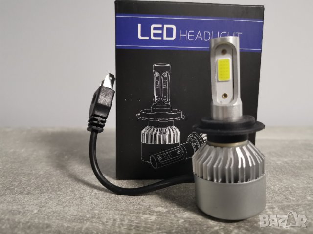 LED  Крушки  H7   за основни фарове с 6 месеца гаранция, снимка 3 - Аксесоари и консумативи - 38267356