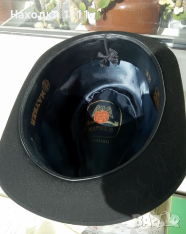 Висококачествена дамска шапка немски бранд Mayser, черна, перфектна, снимка 5 - Шапки - 52153239