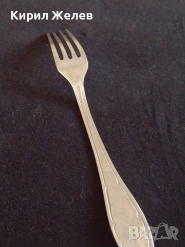 Стара вилица от соца с маркировка В. Търново сърп и чук за КОЛЕКЦИЯ ДЕКОРАЦИЯ 42158, снимка 6 - Други ценни предмети - 43819590