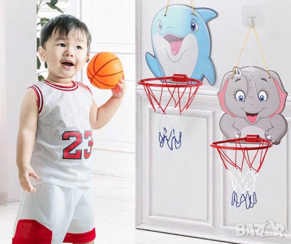 Детски баскетболен кош, снимка 3 - Играчки за стая - 43145061