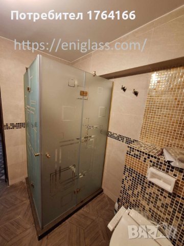 Душ кабина със златен обков, снимка 3 - Душ кабини и вани - 44047505