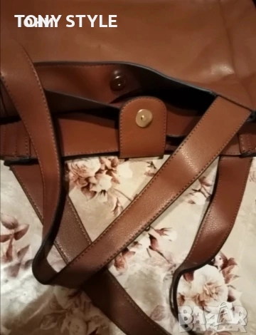 Нова Кожена Дамска Чанта , снимка 6 - Чанти - 51532362