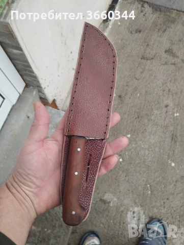 Стар голям кован нож, снимка 2 - Ножове - 53564945