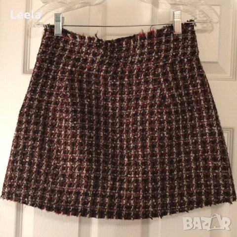 Пола от туид ZARA, снимка 3 - Поли - 28322359